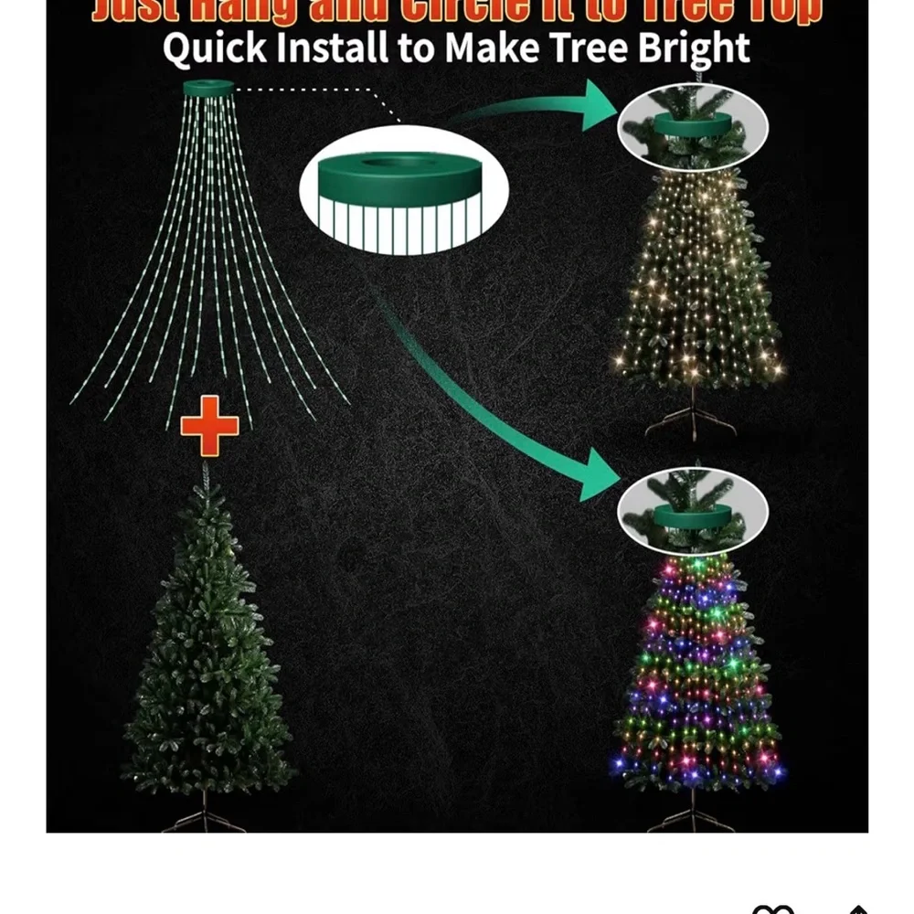 Warm White Holiday String Lights